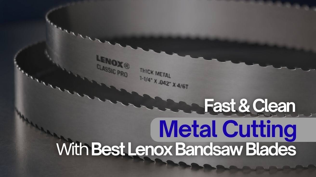 Lenox bandsaw blade for fast, clean metal cutting in fabrication, manufacturing, and industrial metalworking facilities.