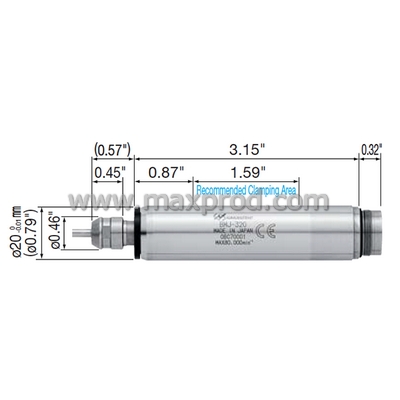 Motor Spindle, Straight [BMJ-320] 1/8