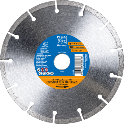 Diamond Segmented Cut-Off Wheel, 4-1/2