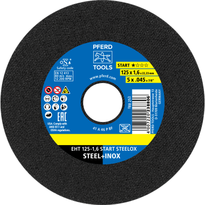 5x.045x7/8 AO START INOX SteelOX Cut-off Wheel (25/box)